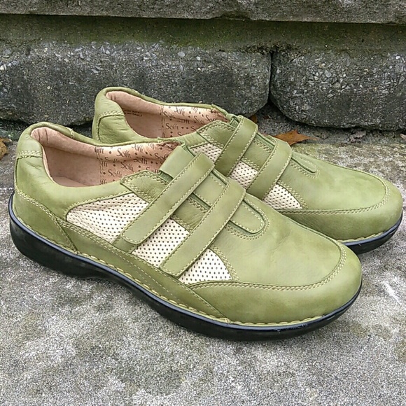green comfort shoes